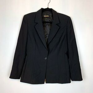 Escada Margaretha Ley Blazer Wool Black Size 40